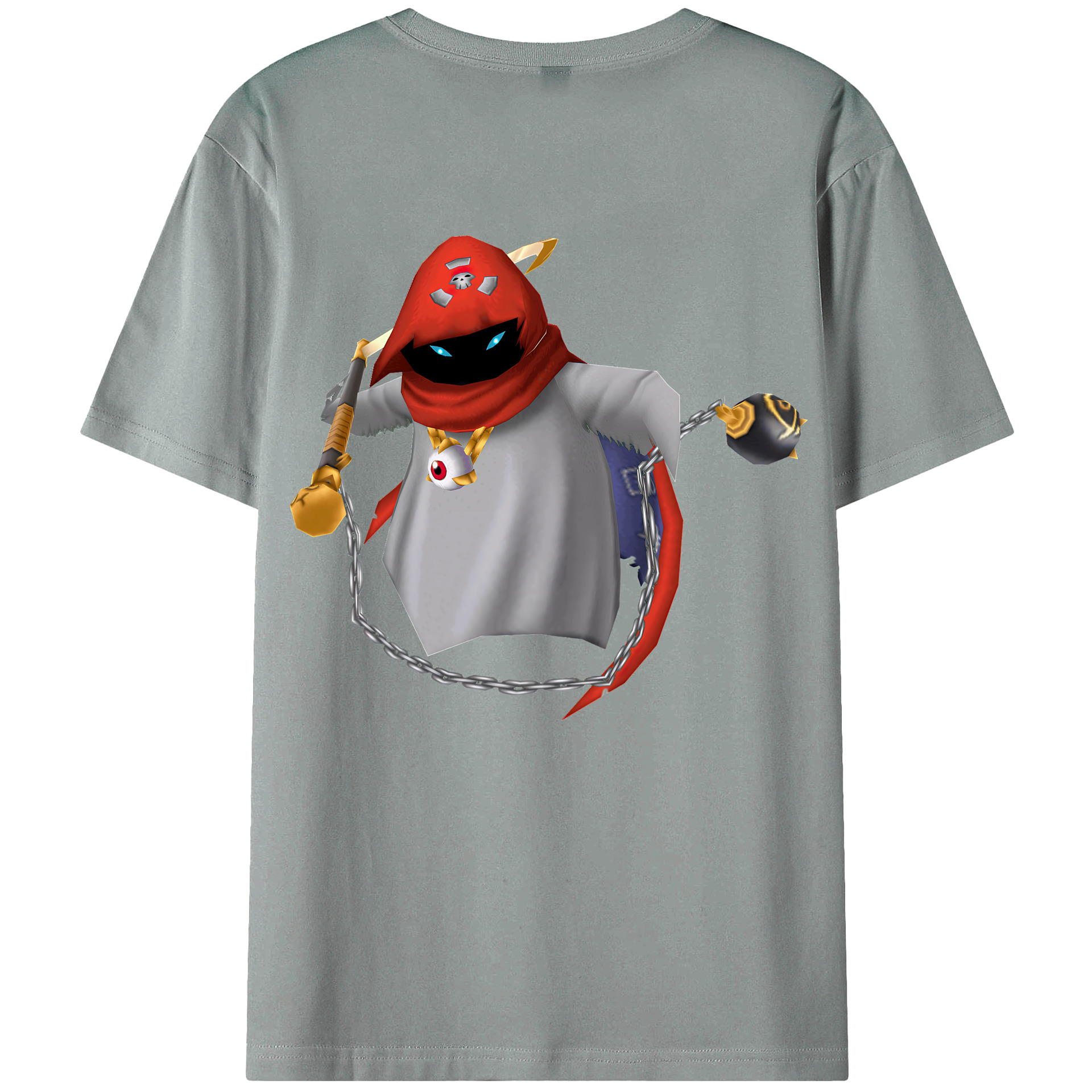 （画像用） Digimon デジタルモンスター/デジモン 綿100％ メンズ半袖Tシャツ（バックプリント） 通気性